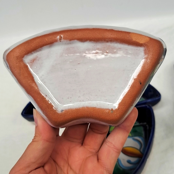 Mexican Talavera folk art handmade 5-piece serving dish set - Picture 8 of 8